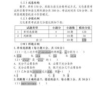 2023年河北省高職單招考試十類 和高職單招對口電子電工類、對口計算機類 文化素質（數(shù)學）考試大綱